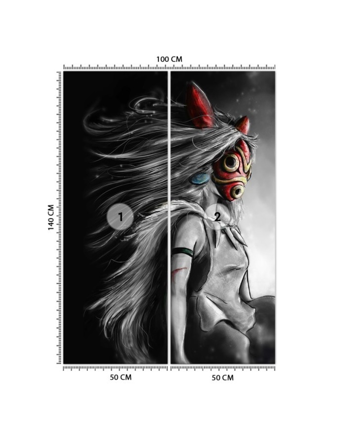 Fototapeta dla fanów anime - Mononoke księżniczka Barrett Biggers | FEEBY