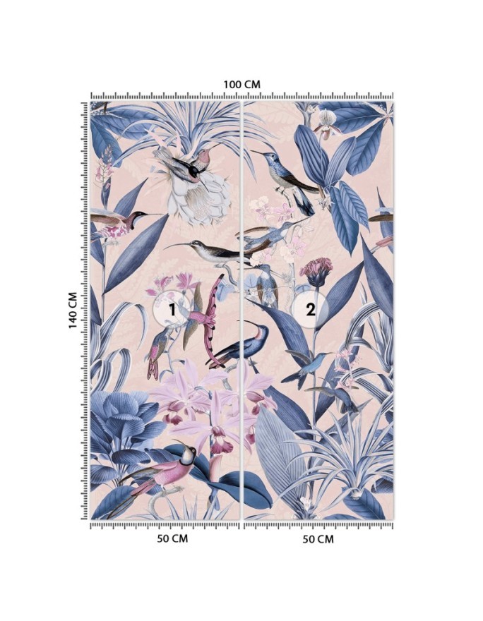 Fototapeta - Niebieskie Kwiaty ptaki natura Andrea Haase | FEEBY