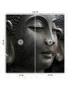 Stylish wall murals for living room - Buddha statue zen spa | FEEBY