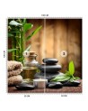 Fototapeta nowoczesna - Bambus kamienie zen w SPA | FEEBY