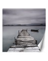 Najmodniejsze fototapety - Stary pomost jezioro | FEEBY