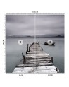 Najmodniejsze fototapety - Stary pomost jezioro | FEEBY