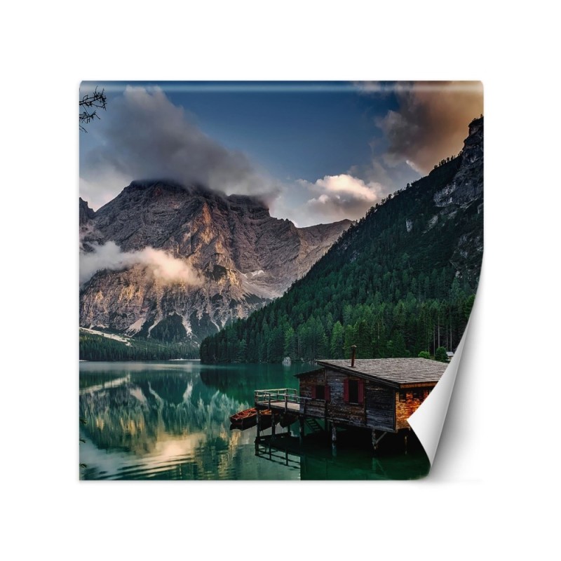Oryginalne fototapety - Jezioro w górach górski krajobraz | FEEBY