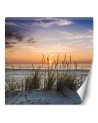 Fototapeta do salonu - Plaża morze zachód słońca | FEEBY