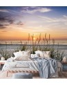 Fototapeta do salonu - Plaża morze zachód słońca | FEEBY