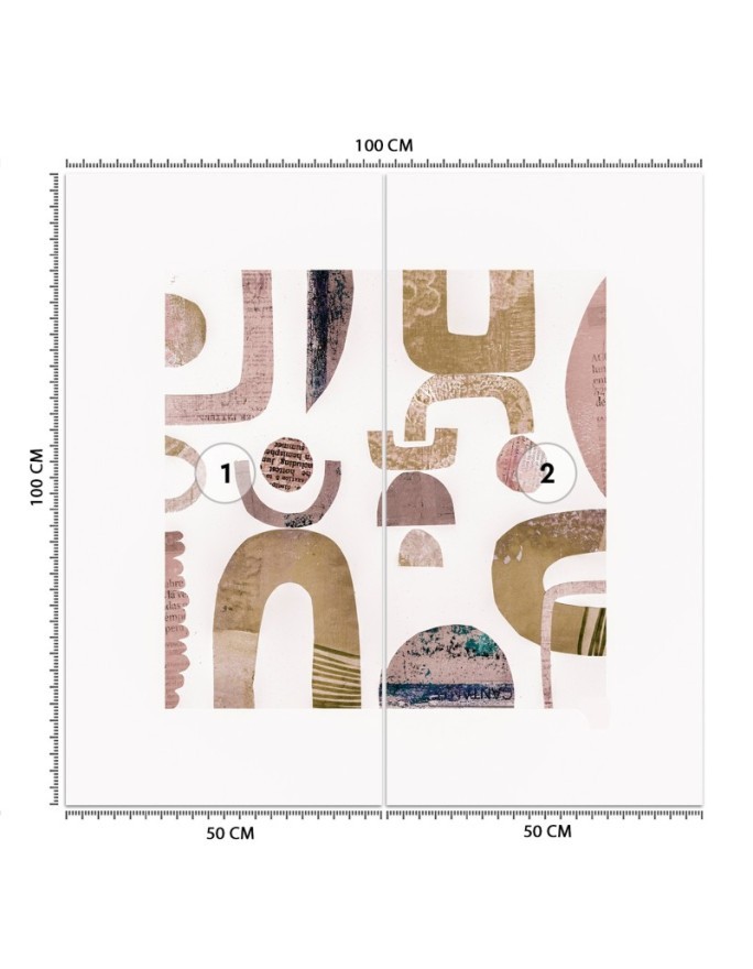 Wallpaper - Gold abstract shapes Andrea Haase | FEEBY