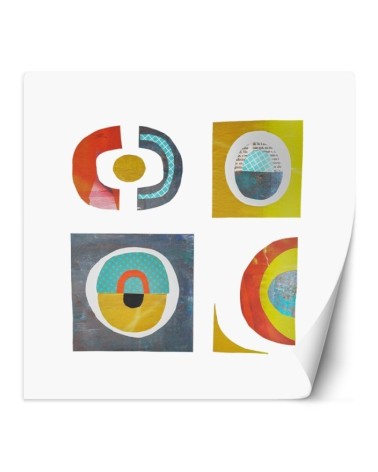Stylish Wallpaper - Colourful circle patterns abstract Andrea Haase | FEEBY