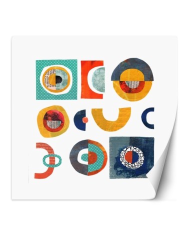 Wallpaper - Colourful horseshoe patterns abstract Andrea Haase | FEEBY