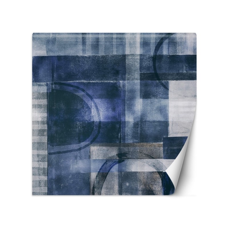 Fototapeta - Niebieska abstrakcja geometryczna Andrea Haase | FEEBY