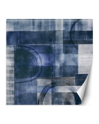 Wallpaper - Blue geometric abstraction Andrea Haase | FEEBY