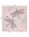Designerskie fototapety - Ważki na różowym tle Andrea Haase | FEEBY