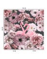 Fototapeta - Flamingi różowe piwonie kwiaty Andrea Haase | FEEBY
