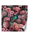 Stylowe fototapety - Kwiaty róże różowe ptak natura Andrea Haase | FEEBY
