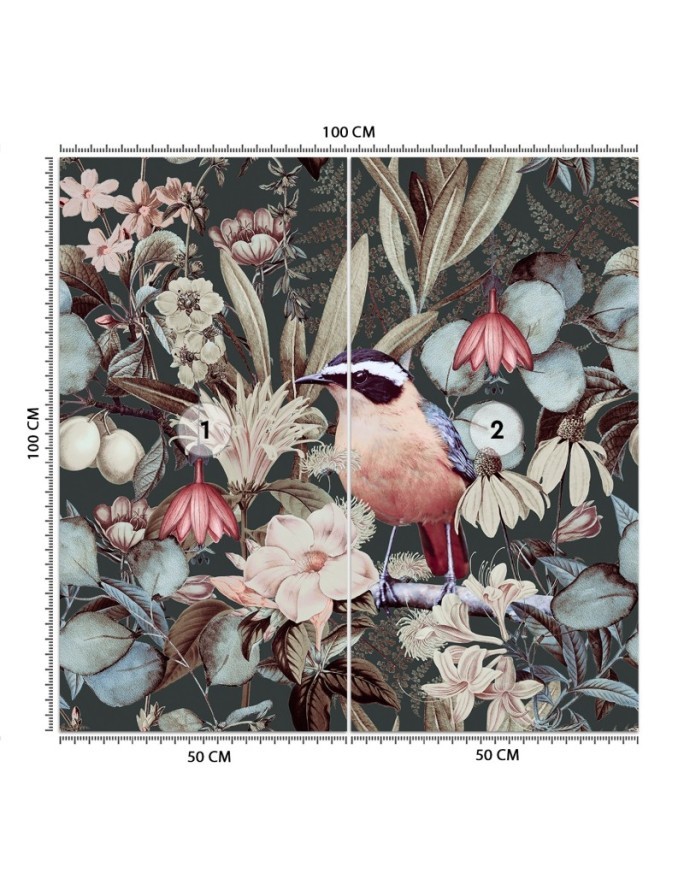 Inspirujace fototapety - Ptak liście natura abstrakcja Andrea Haase | FEEBY