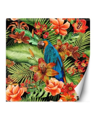 Photowall - Parrot jungle green palm leaves Andrea Haase | FEEBY