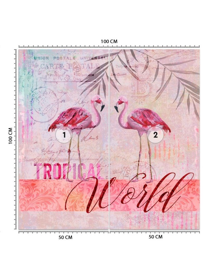 Designerskie fototapety - Różowe flamingi zwierzęta Andrea Haase | FEEBY