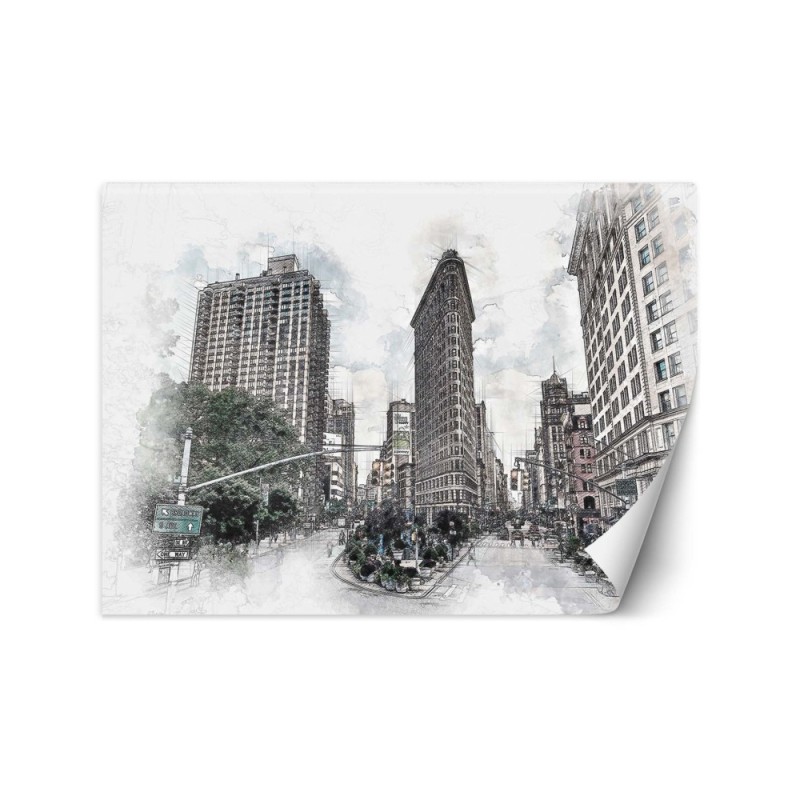 Fototapeta - Manhattan jak rysowany Cornel Vlad | FEEBY