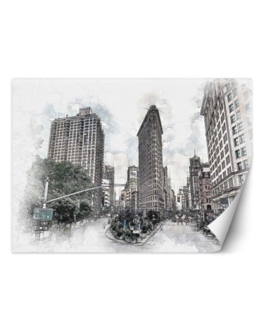 Fototapeta - Manhattan jak rysowany Cornel Vlad | FEEBY