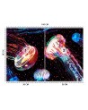 Fototapeta - Neonowe meduzy abstrakcja Gab Fernando | FEEBY