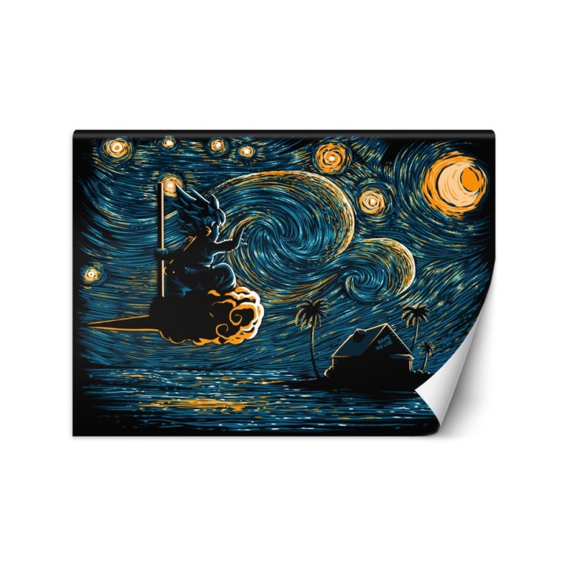 Wallpaper for children - Anime character on a cloud DDJVigo | FEEBY