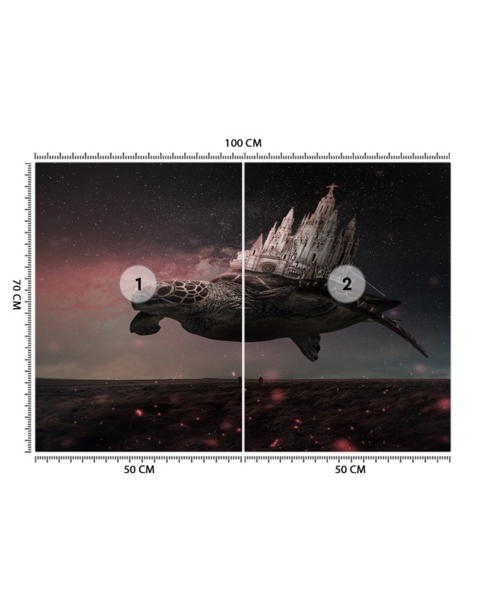 Nowoczesne fototapety - Dom zółw Zehem Chong | FEEBY