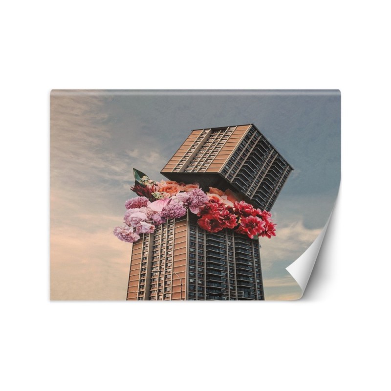 Designerskie fototapety - Kwiaty w wieżowcu Zehem Chong | FEEBY
