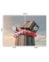 Designerskie fototapety - Kwiaty w wieżowcu Zehem Chong | FEEBY