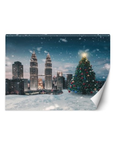 Wall mural - Christmas tree Zehem Chong | FEEBY