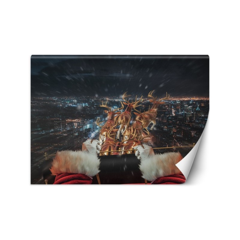 Fototapety dla domu - Mikołaj w drodze Zehem Chong | FEEBY