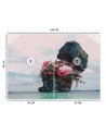 Nowoczesne fototapety - Skała z kwiatami Zehem Chong | FEEBY