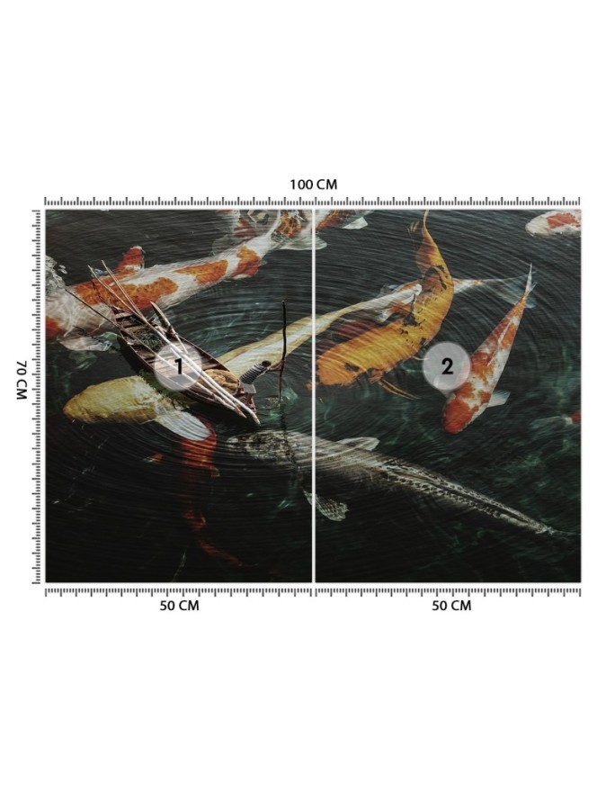 Fototapeta do salonu - Ryby Koi Zehem Chong | FEEBY