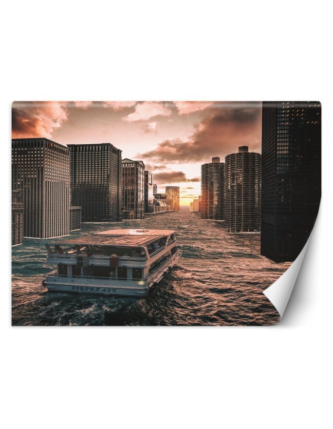 Modern Wallpaper - River in the middle of the city Zehem Chong | FEEBY