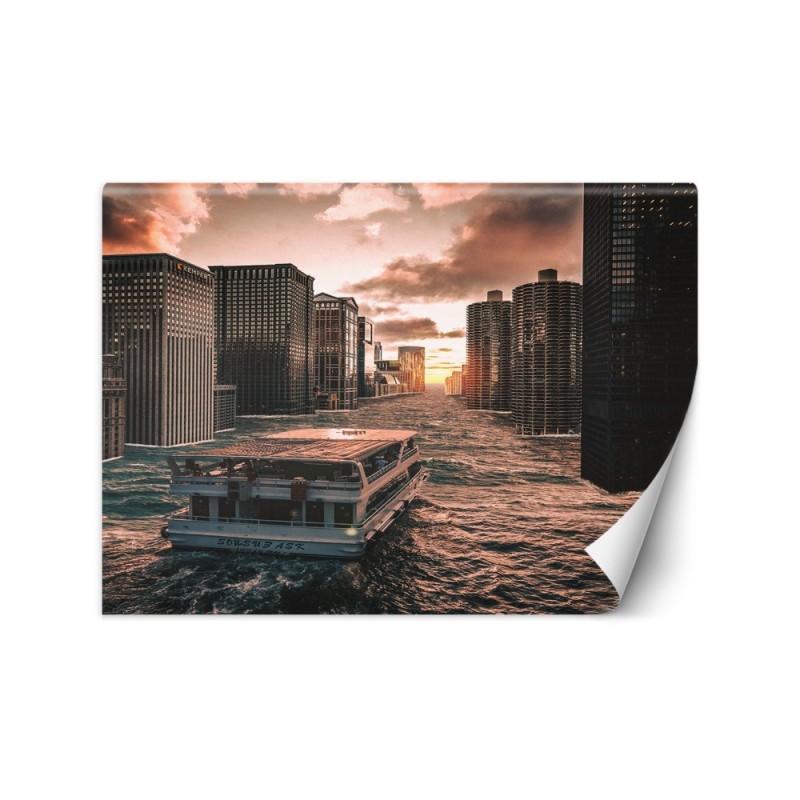 Modern Wallpaper - River in the middle of the city Zehem Chong | FEEBY