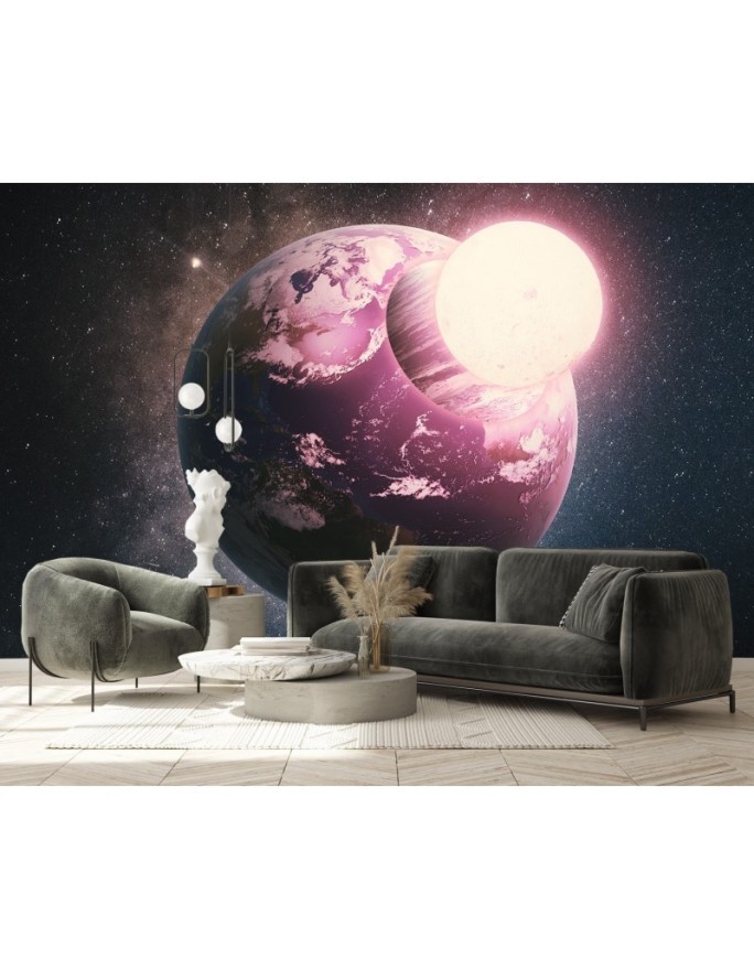Living room Wallpaper - Heart of the earth Zehem Chong | FEEBY
