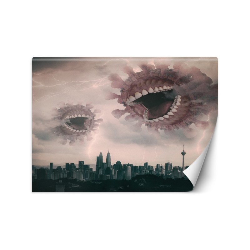 Nowoczesne fototapety - Atak pandemii Zehem Chong | FEEBY