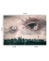 Nowoczesne fototapety - Atak pandemii Zehem Chong | FEEBY