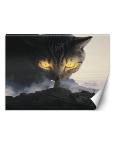 Wall mural - Yellow cat eyes Zehem Chong | FEEBY