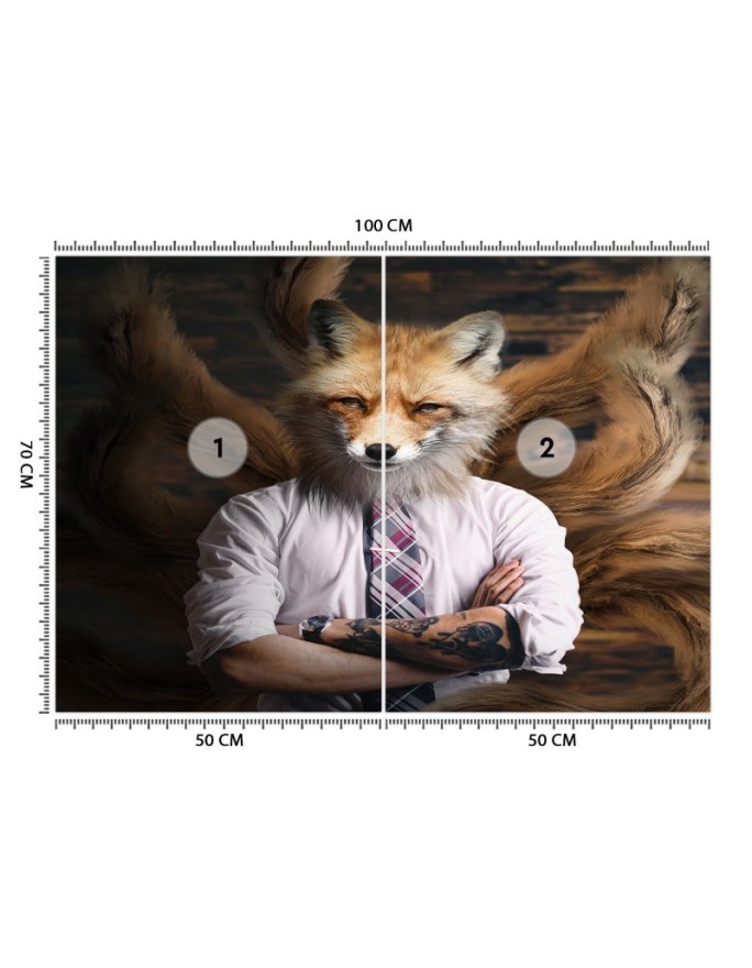 Inspirujące fototapety - Lis prezes Zehem Chong | FEEBY