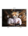Inspirujące fototapety - Lis prezes Zehem Chong | FEEBY