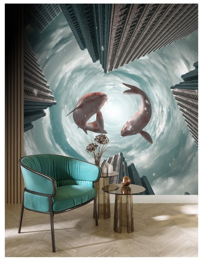 Nowoczesne fototapety - Miasto ryby Koi Zehem Chong | FEEBY
