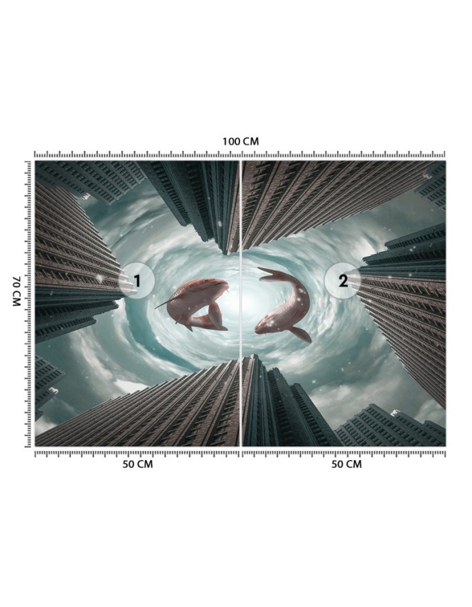 Nowoczesne fototapety - Miasto ryby Koi Zehem Chong | FEEBY