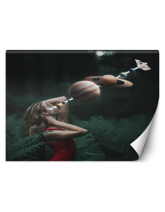 Inspirujące fototapety - Kosmos abstrakcja kobieta Zehem Chong | FEEBY