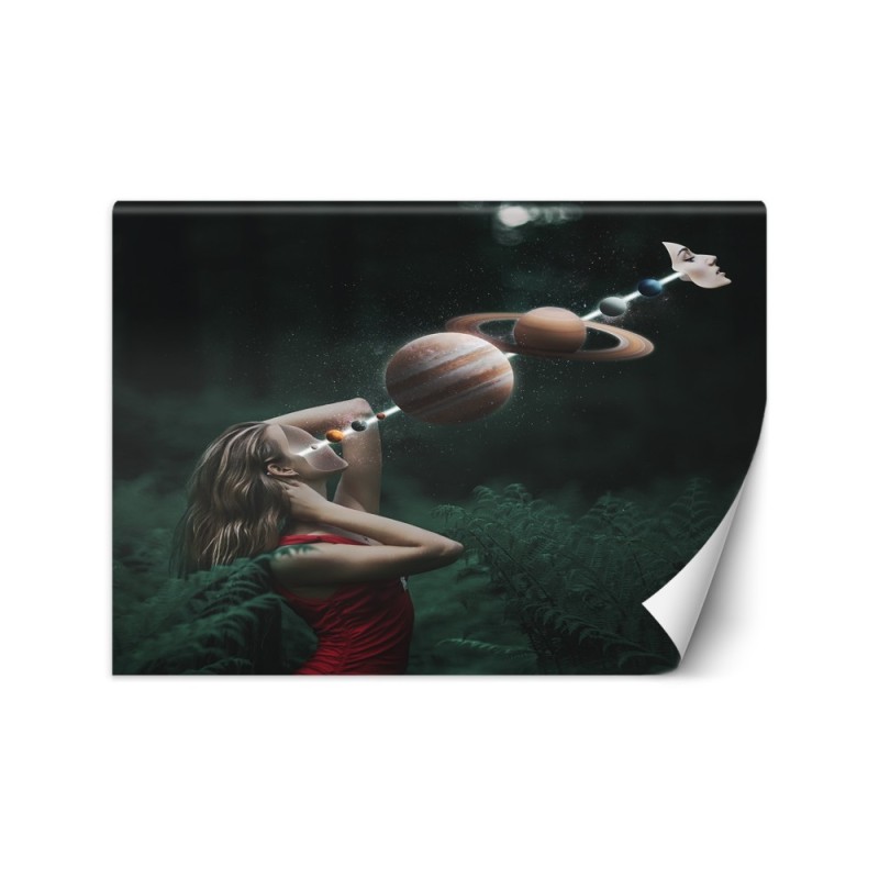 Inspirujące fototapety - Kosmos abstrakcja kobieta Zehem Chong | FEEBY