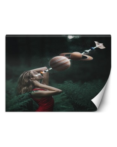 Inspirational Wallpaper - Cosmos abstract woman Zehem Chong | FEEBY