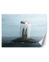 Art Wallpaper - Island buildings abstract Zehem Chong | FEEBY