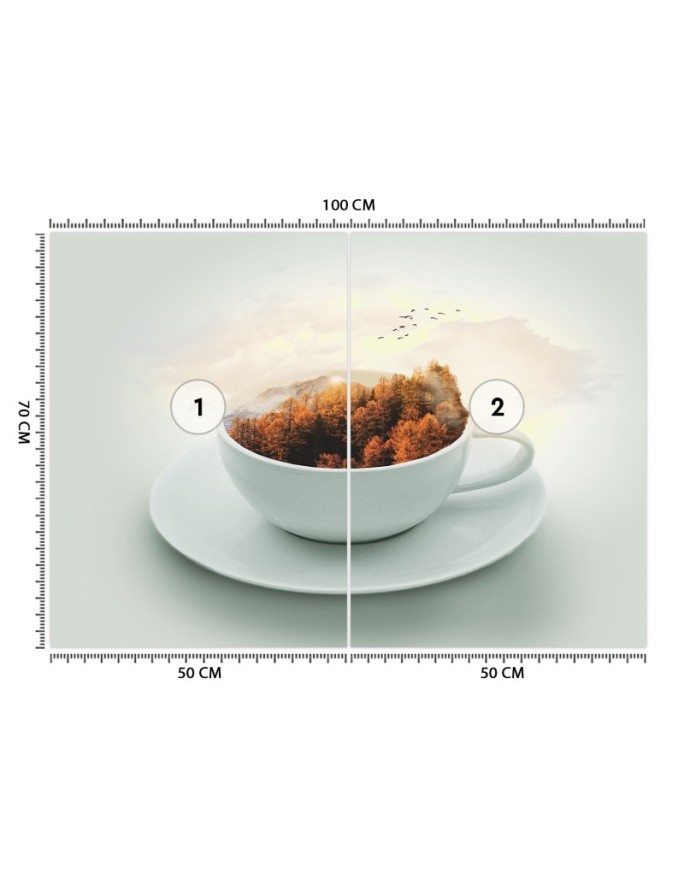 Fototapety dla domu lub biura - Filiżanka las Zehem Chong | FEEBY
