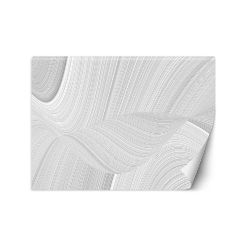 Stylowe fototapety - Rozmazana biała tekstura 3D | FEEBY