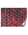 Fototapety abstrakcyjne - Czerwona geometria | FEEBY