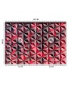 Fototapety abstrakcyjne - Czerwona geometria | FEEBY