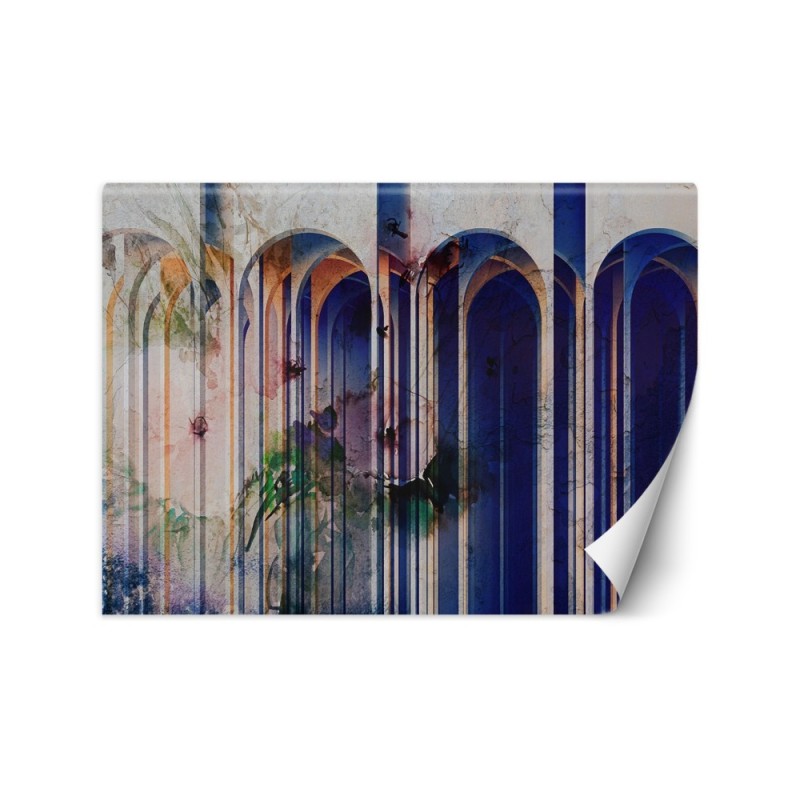 Nowoczesne fototapety - Kolumny abstrakcja kolorowa | FEEBY